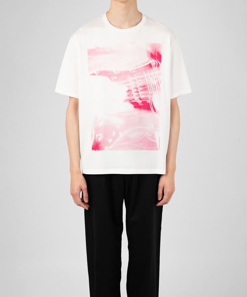 LAD MUSICIAN(ラッドミュージシャン)の「PERMANENT ROCKER PRINT BIG T-SHIRT(Tシャツ/カットソー・メンズ・ブラック/ホワイト・46/44/42)」の3枚目の写真