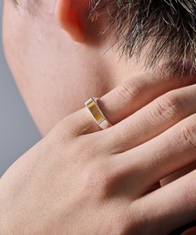 MAISON CLUB（メゾンクラブ）の「【MAISON CLUB】Square Bar Ring Silver925 KUN（リング）」