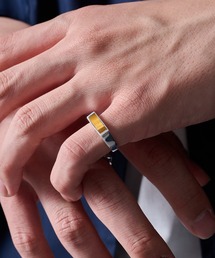 MAISON CLUB（メゾンクラブ）の「【MAISON CLUB】Square Bar Ring Silver925 KUN（リング）」