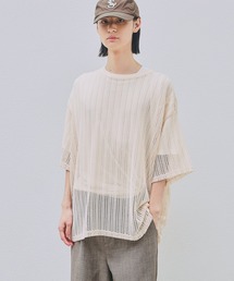 スカシレースアンサンブルTシャツ / 665048