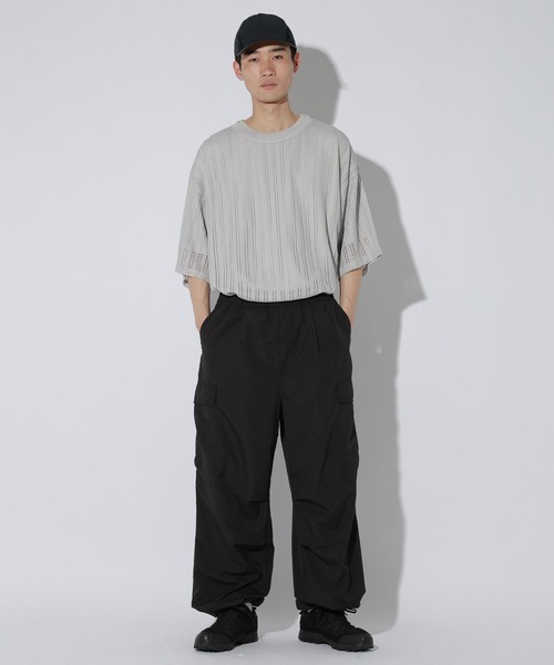 LAKOLE(ラコレ)の「スカシレースアンサンブルTシャツ / 665048(Tシャツ/カットソー・メンズ・ライトグレー/ブラウン/アイボリー/ブラック/グリーン・X-LARGE/LARGE/MEDIUM)」の8枚目の写真