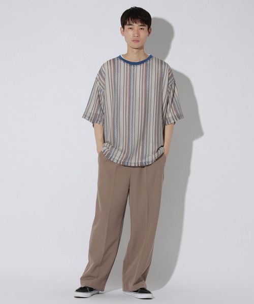 LAKOLE(ラコレ)の「スカシレースアンサンブルTシャツ / 665048(Tシャツ/カットソー・メンズ・ライトグレー/ブラウン/アイボリー/ブラック/グリーン・X-LARGE/LARGE/MEDIUM)」の17枚目の写真