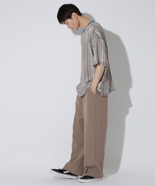 LAKOLE(ラコレ)の「スカシレースアンサンブルTシャツ / 665048(Tシャツ/カットソー・メンズ・ライトグレー/ブラウン/アイボリー/ブラック/グリーン・X-LARGE/LARGE/MEDIUM)」の19枚目の写真