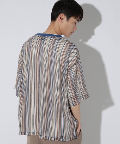 LAKOLE(ラコレ)の「スカシレースアンサンブルTシャツ / 665048(Tシャツ/カットソー・メンズ・ライトグレー/ブラウン/アイボリー/ブラック/グリーン・X-LARGE/LARGE/MEDIUM)」の21枚目の写真