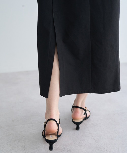 YECCA VECCA(イェッカヴェッカ)の「【2点SET】シアーポロシャツ×キャミワンピース(ワンピース・レディース・ブラック/ブラウン・FREE)」の19枚目の写真