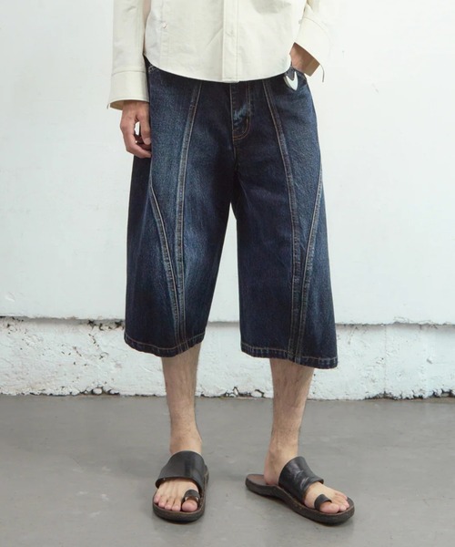 NVRFRGT】3D TWISTED JORTS（デニムパンツ）｜NVRFRGT（ネヴァーフォー