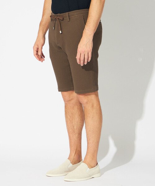 EPOCA UOMO(エポカウォモ)の「ワッフルジャージーショートパンツ(その他パンツ・メンズ・ブラック/ブラウン系その他3/ホワイト・46/48)」の8枚目の写真