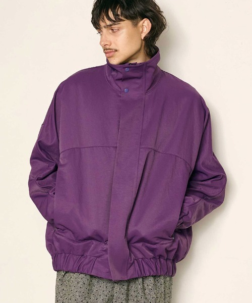 Kelen(ケレン)の「mj11581-HENRY STAND COLLAR SKI JACKET ハイネックジャケット(KLM26FJK1133)(ブルゾン・メンズ・パープル/カーキ/ブラック・38/42/40)」の6枚目の写真