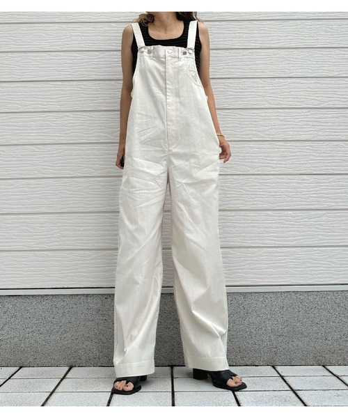 Q（キュー）の「サスペパンツ（サロペット/オーバーオール・レディース・チャコールグレー・MEDIUM）」の15枚目の写真