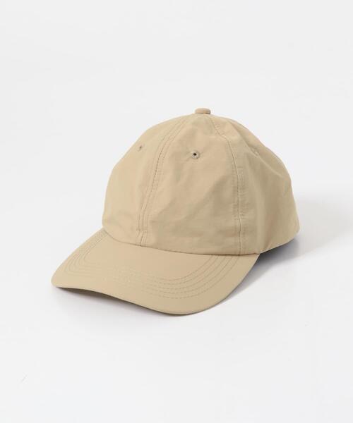 SMELLY（スメリー）の「『撥水/UVカット』ドロストナイロンキャップ（キャップ・レディース・ベージュ/ブラック・-）」の4枚目の写真