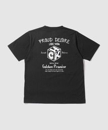 【T-GRAPHICS / ティーグラフィックス】バックロゴプリント 半袖Tシャツ