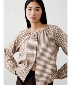 セール】BANANA REPUBLIC FACTORY STORE パフスリーブ トップ（シャツ