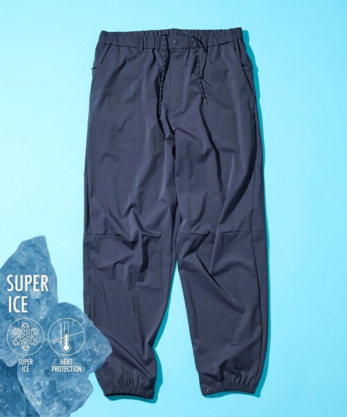 FREAK'S STORE（フリークスストア）の「SUPER ICE JOGGER PANTS/スーパーアイス ジョガーパンツ（その他パンツ・メンズ・ネイビー/ブラック/オリーブ/チャコールグレー/ベージュ・LARGE/MEDIUM/X-LARGE）」の8枚目の写真