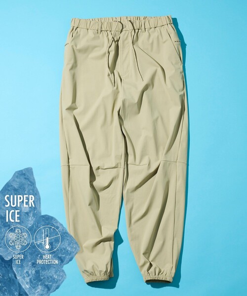 FREAK'S STORE（フリークスストア）の「SUPER ICE JOGGER PANTS/スーパーアイス ジョガーパンツ（その他パンツ・メンズ・ネイビー/ブラック/オリーブ/チャコールグレー/ベージュ・LARGE/MEDIUM/X-LARGE）」の10枚目の写真