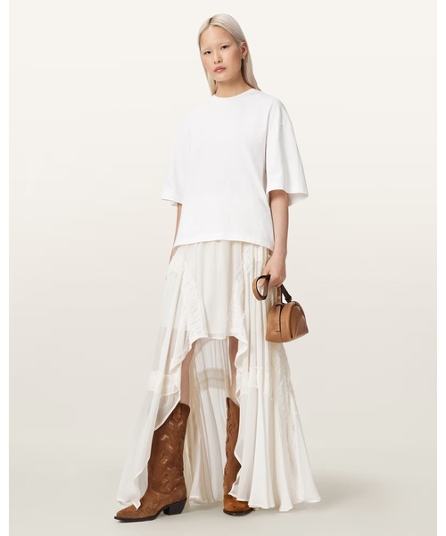 ALLSAINTS(オールセインツ)の「DORINA VOLUMINOUS MAXI SKIRT | DORINA ボリューム マキシ スカート(スカート・レディース・ホワイト系その他・6/8/10/4)」の1枚目の写真