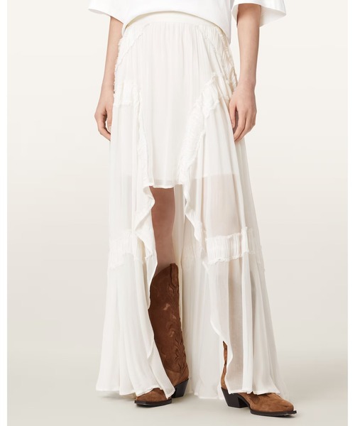 ALLSAINTS(オールセインツ)の「DORINA VOLUMINOUS MAXI SKIRT | DORINA ボリューム マキシ スカート(スカート・レディース・ホワイト系その他・6/8/10/4)」の3枚目の写真