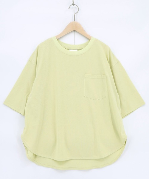 ScoLar(スカラー)の「ScoLar(スカラー) ブラックキャットマジック柄 接触冷感Tシャツ(Tシャツ/カットソー・レディース・ブラック/グリーン/ライトブルー/オフホワイト・MEDIUM)」の20枚目の写真