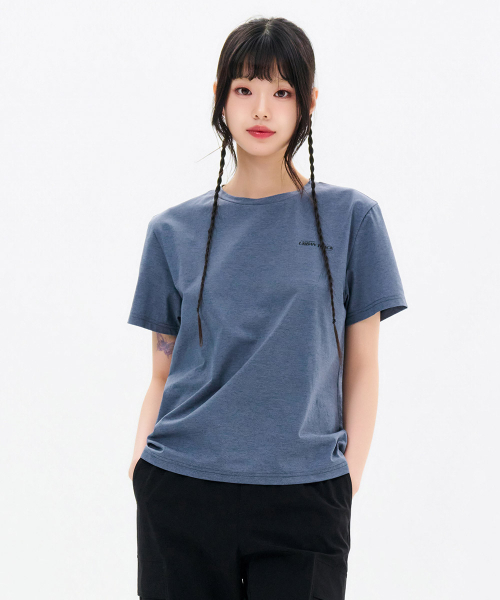 CHASECULT(チェイスカルト)の「共用クールラウンド半袖Tシャツ-FCZU5808E0N(Tシャツ/カットソー・メンズ・ダークブルー・100/105/110/90/95)」の4枚目の写真