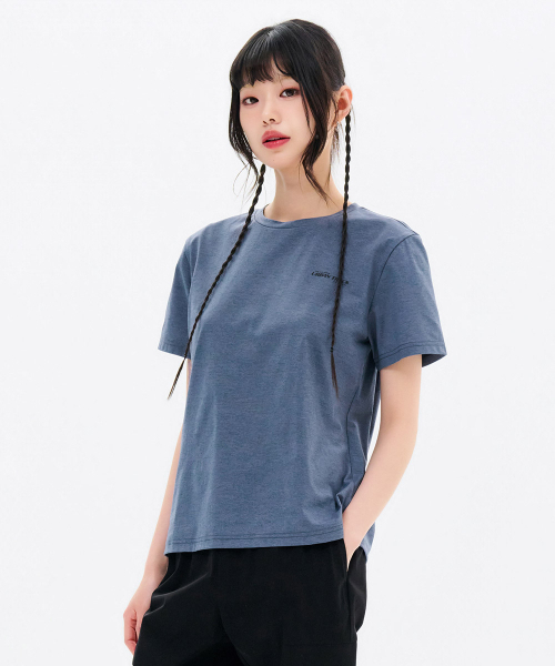 CHASECULT(チェイスカルト)の「共用クールラウンド半袖Tシャツ-FCZU5808E0N(Tシャツ/カットソー・メンズ・ダークブルー・100/105/110/90/95)」の5枚目の写真