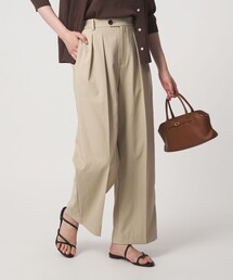 green label relaxing（グリーンレーベルリラクシング）の「［size SHORT/TALLあり］2タック ワイド パンツ UVカット 接触冷感 吸水速乾（その他パンツ・レディース）」