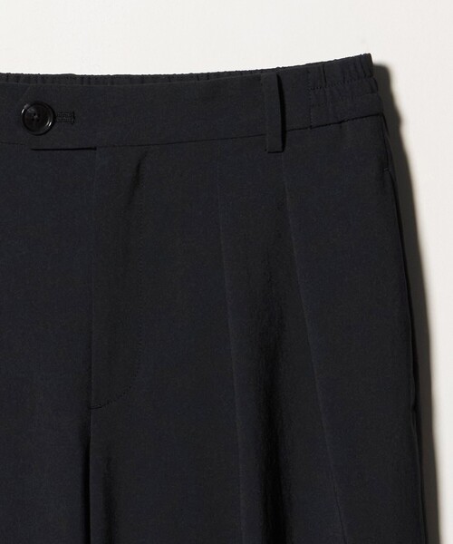 green label relaxing（グリーンレーベルリラクシング）の「［size SHORT/TALLあり］2タック ワイド パンツ UVカット 接触冷感 吸水速乾（その他パンツ・レディース・ブラック/ベージュ・TALL/36/SHORT/40/38）」の21枚目の写真