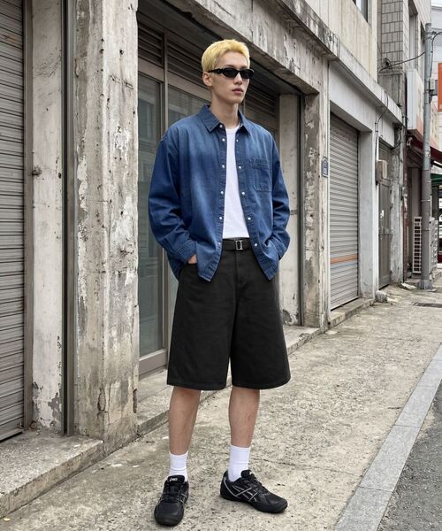 AGOD（エージーオーディー）の「ベルト付きインシジョンコットンバミューダパンツ[ブラック]（その他パンツ・レディース・その他・MEDIUM/LARGE）」の13枚目の写真