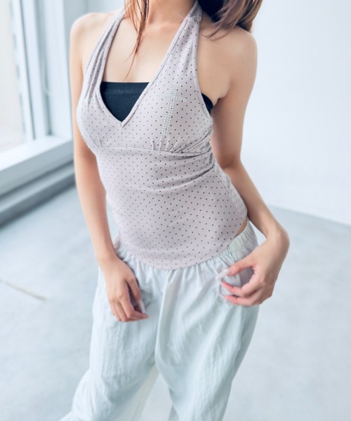 Y2K SYNAPSE FACTORY（ワイツーケー シナプスファクトリー）の「【レースライン】ナイロントラックパンツ（その他パンツ・レディース・ライトグレー・FREE）」の3枚目の写真