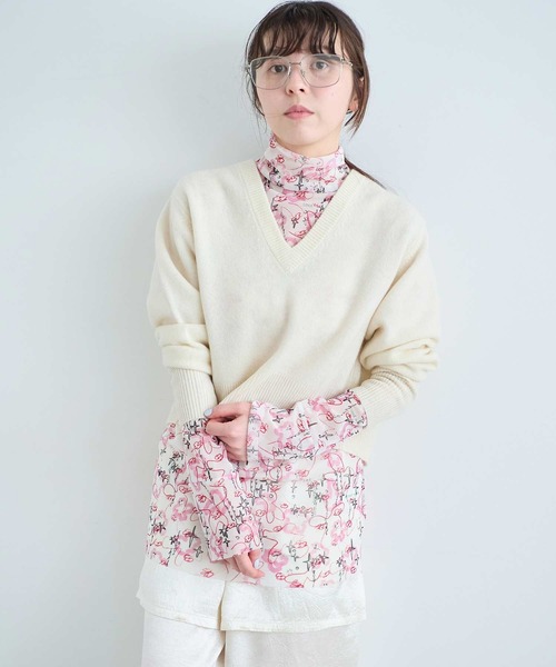 I am I in fact...(アイアムアイインファクト)の「SUSIE クルーカーディガン(ニット/セーター・レディース・ブラック/イエロー/グレー/ホワイト/ブルー・FREE)」の22枚目の写真