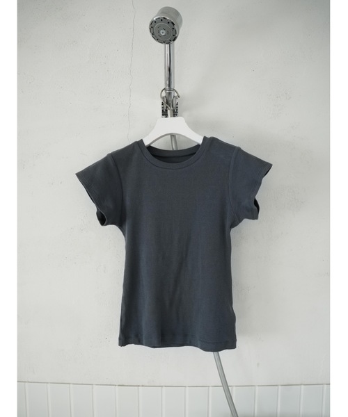 Katrin TOKYO(カトリーントーキョー)の「minimal rib tee(Tシャツ/カットソー・レディース・ダークブラウン/ヘザーグレー/ブルー系/イエロー系・FREE/XS)」の9枚目の写真