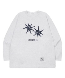 ロエデン アプリケ ロングスリーブTシャツ 男女共用 (2カラー)