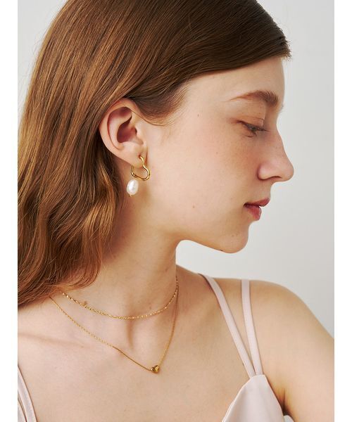 SOFER(ソフェル)の「ハートフープ2WAYピアス(ピアス(両耳用)・レディース・ゴールド/シルバー・F)」の20枚目の写真