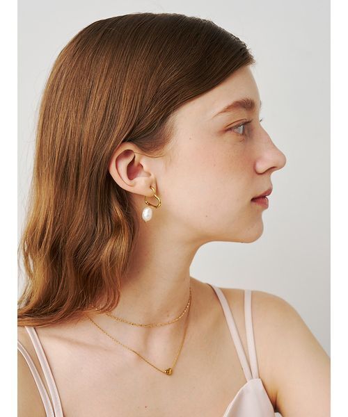 SOFER(ソフェル)の「ハートフープ2WAYピアス(ピアス(両耳用)・レディース・ゴールド/シルバー・F)」の21枚目の写真