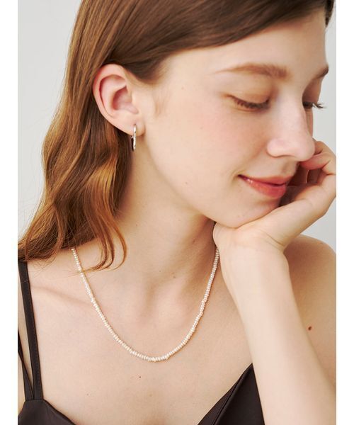 SOFER(ソフェル)の「ハートフープ2WAYピアス(ピアス(両耳用)・レディース・ゴールド/シルバー・F)」の4枚目の写真