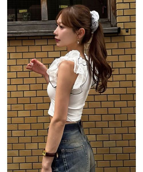 SOFER(ソフェル)の「ハートフープ2WAYピアス(ピアス(両耳用)・レディース・ゴールド/シルバー・F)」の8枚目の写真