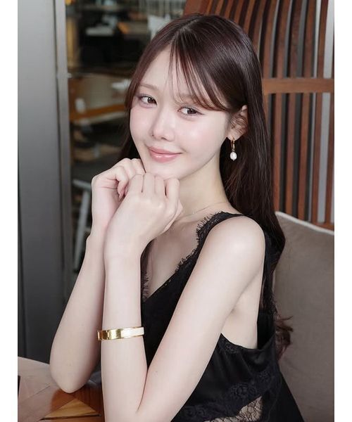 SOFER(ソフェル)の「ハートフープ2WAYピアス(ピアス(両耳用)・レディース・ゴールド/シルバー・F)」の10枚目の写真