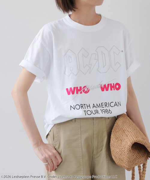 GOOD ROCK SPEED(グッドロックスピード)の「別注【GOOD ROCK SPEED】ROCK TEE(Tシャツ/カットソー・レディース・ブラック/ホワイト/ブラウン・FREE)」の2枚目の写真