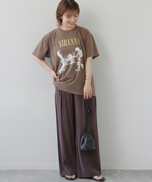 GOOD ROCK SPEED(グッドロックスピード)の「別注【GOOD ROCK SPEED】ROCK TEE(Tシャツ/カットソー・レディース・ブラック/ホワイト/ブラウン・FREE)」の11枚目の写真
