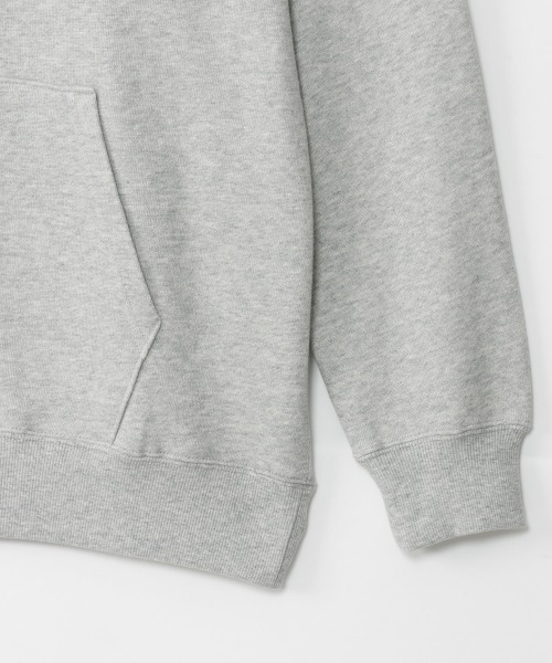 HANES(ヘインズ)の「Hanes/ヘインズ Hanes SWEATS MOKU フーディー(パーカー・メンズ・ヘザーグレー・XL/L/M)」の3枚目の写真