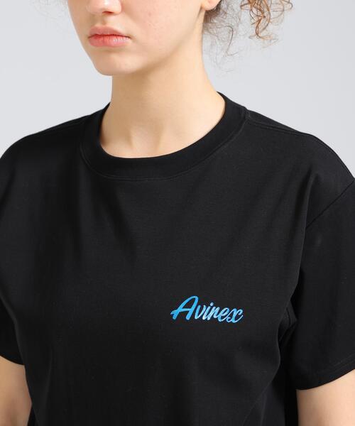 AVIREX(アヴィレックス)の「PINUP GIRL FOIL PRINT T-SHIRT(Tシャツ/カットソー・レディース・ブラック/ホワイト/その他・S/M)」の10枚目の写真