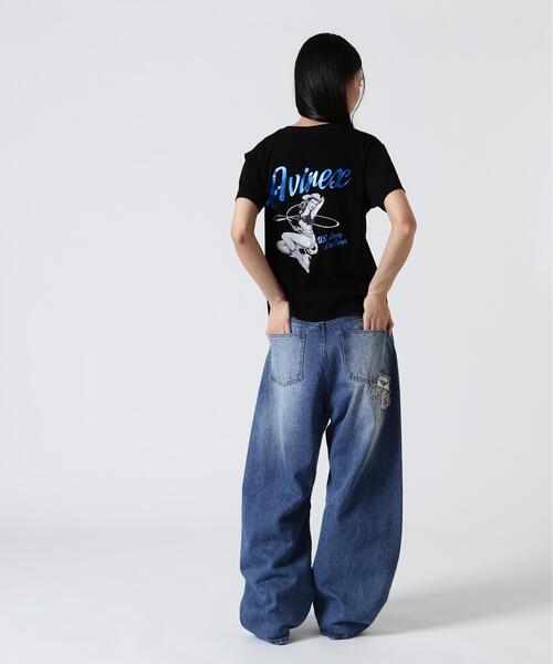 AVIREX(アヴィレックス)の「PINUP GIRL FOIL PRINT T-SHIRT(Tシャツ/カットソー・レディース・ブラック/ホワイト/その他・S/M)」の15枚目の写真