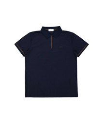 MONBIRDIE GOLF（モンバーディーゴルフ）の「メンズラインポイントポロショートスリーブネイビー（Tシャツ/カットソー）」