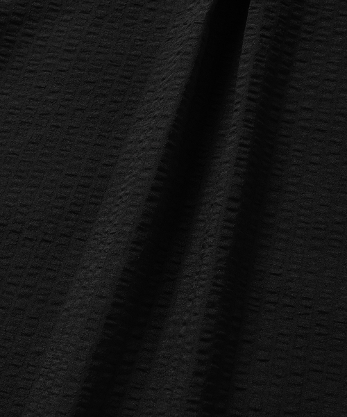 NONBLANK(ノンブランク)の「シアサッカー ベール HS シャツ_BLACK(シャツ/ブラウス・メンズ・ブラック・SMALL/MEDIUM/LARGE/X-LARGE)」の9枚目の写真