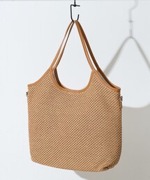 collex | 2WAYペーパーライクトート&ショルダーバッグ(かごバッグ)