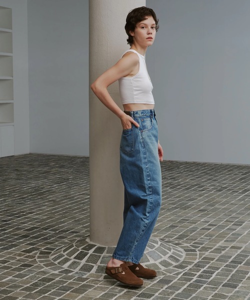 AUTHEN(オーセン)の「【AUTHEN】オーセン/ COCOON WIDE LEG(レディース)(デニムパンツ・レディース・インディゴブルー/グリーン系その他・27inch/25inch/23inch)」の8枚目の写真