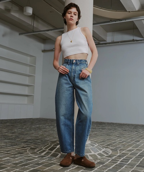 AUTHEN(オーセン)の「【AUTHEN】オーセン/ COCOON WIDE LEG(レディース)(デニムパンツ・レディース・インディゴブルー/グリーン系その他・27inch/25inch/23inch)」の9枚目の写真