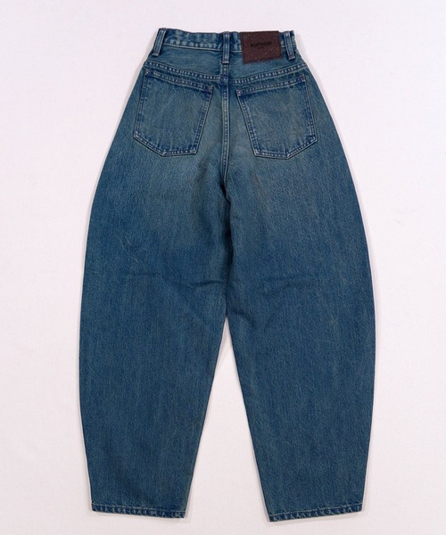 AUTHEN(オーセン)の「【AUTHEN】オーセン/ COCOON WIDE LEG(レディース)(デニムパンツ・レディース・インディゴブルー/グリーン系その他・27inch/25inch/23inch)」の3枚目の写真