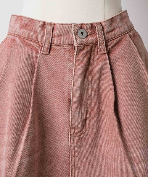 yae（ヤエ）の「Super wide curve denim / スーパーワイドカーブデニム（デニムパンツ・レディース・ピンク・38/36）」の13枚目の写真