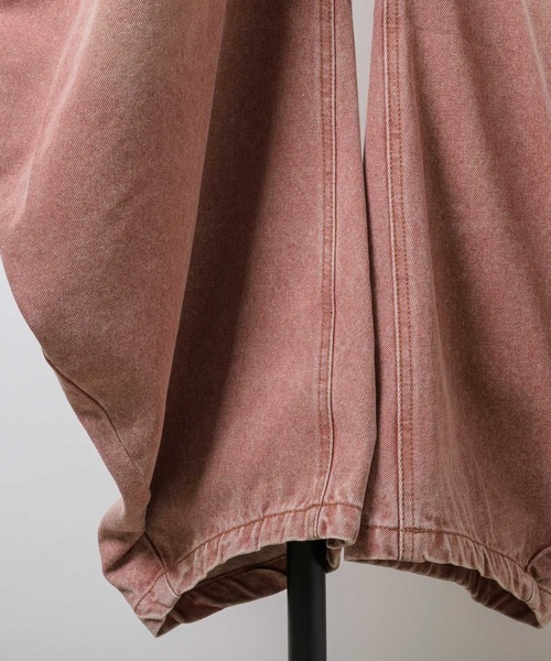 yae（ヤエ）の「Super wide curve denim / スーパーワイドカーブデニム（デニムパンツ・レディース・ピンク・38/36）」の17枚目の写真