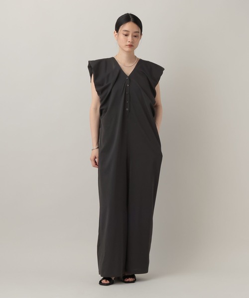 A part by（アパートバイ）の「【Sサイズ展開】バルーンソデサロペット（サロペット/オーバーオール・レディース・ブラック/ブラウン・SMALL/MEDIUM）」の14枚目の写真