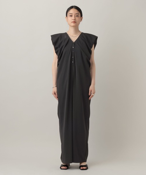 A part by（アパートバイ）の「【Sサイズ展開】バルーンソデサロペット（サロペット/オーバーオール・レディース・ブラック/ブラウン・SMALL/MEDIUM）」の5枚目の写真